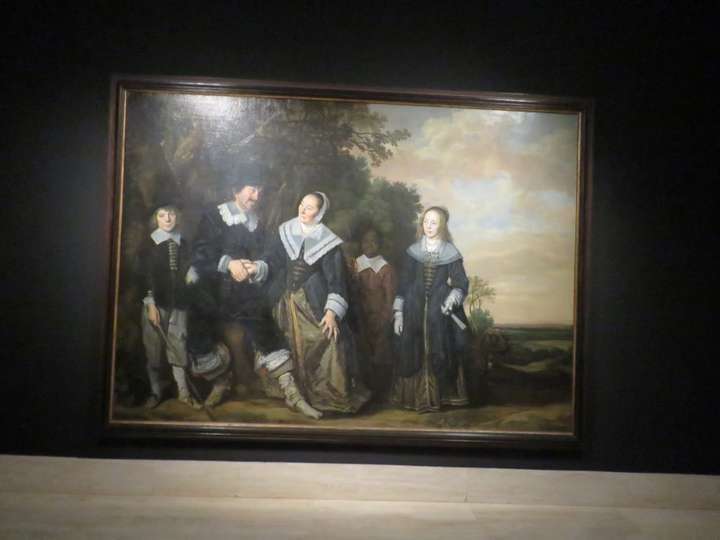 Grupo familiar ante un paisaje, 1645-1648, de Frans Hals