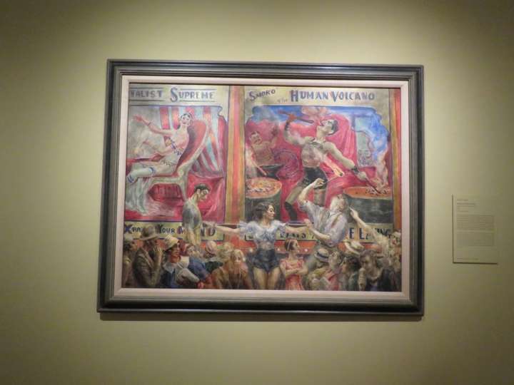 Smoko. El volcán humano, 1933, de Reginald Marsh