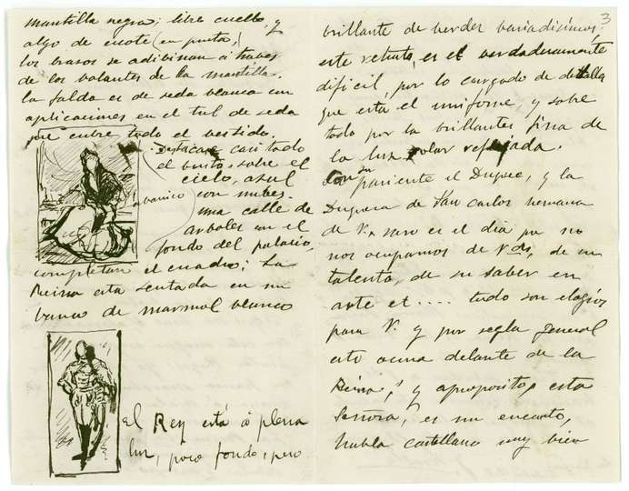 Carta Sorolla croquis