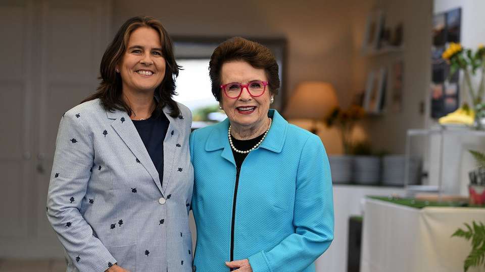 Conchita Martinez y Billie Jean King