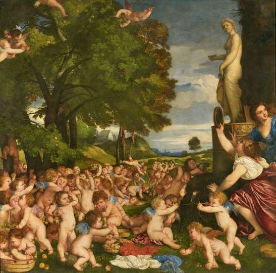 TIRO CON ARCO
Ofrenda a Venus. Tiziano