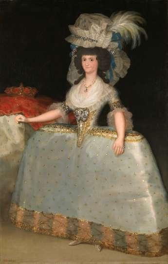 BÁDMINTON
La reina María Luisa con tontillo. Goya