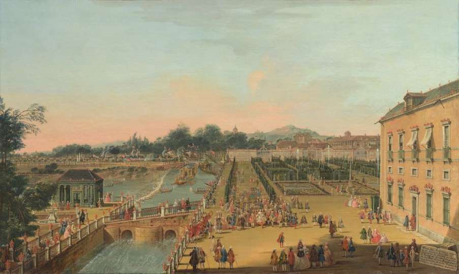 REMO
Fernando VI y Bárbara de Braganza en los jardines de Aranjuez. Battaglioli