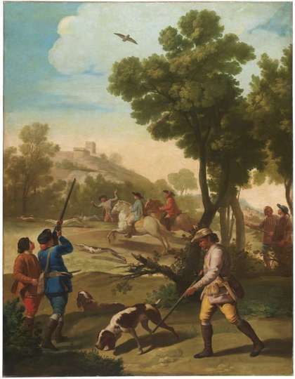 TIRO
Partida de caza. Goya