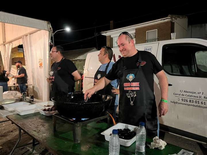 Preparando la chorizada