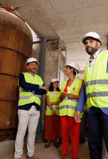 También se conservará una tinaja de madera