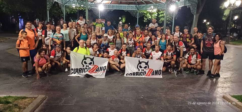 Momento de la salida en Puertollano