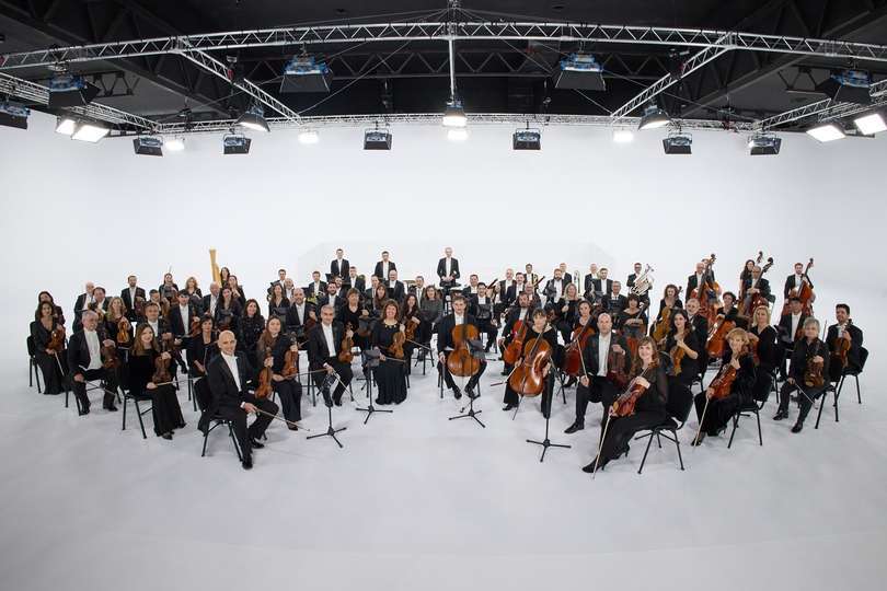Sesion de retrato de la Orquesta y Coro de RTVE