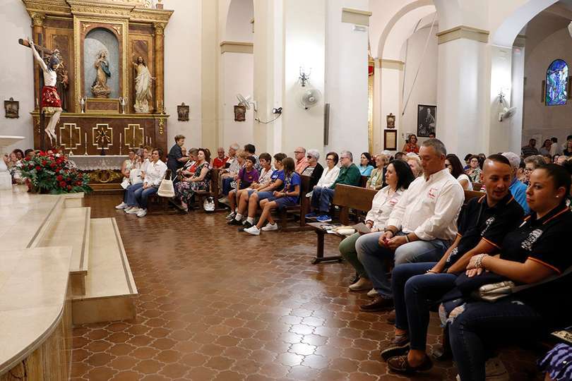 El último de los días de triduo fue también multitudinario