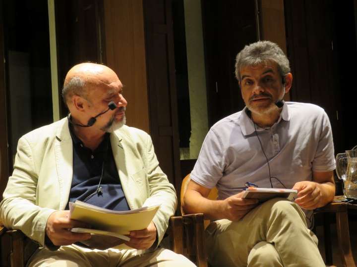 Basilio Rodríguez Cañada y Ricardo Campos