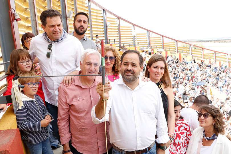 Desde la izquierda, Miguel Ángel Valverde, José Lozano, Paco Núñez y Silvia Palmero.