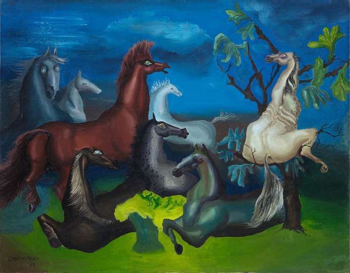 Leonora Carrington Los caballos de lord Candlestick, 1938