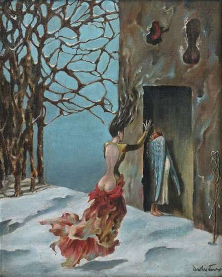 Dorothea Tanning. Costumbres españolas, 1943