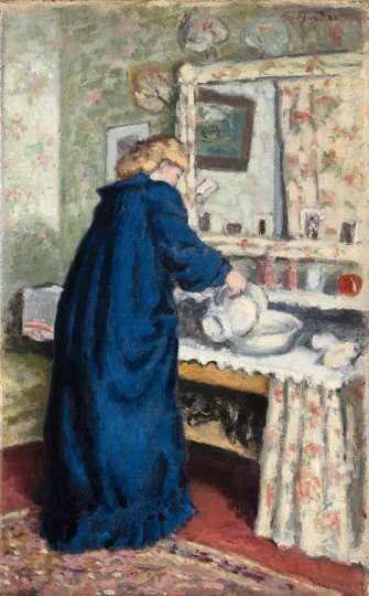 Albert André. Femme faisant sa toilette [Mujer aseándose], c. 1901
