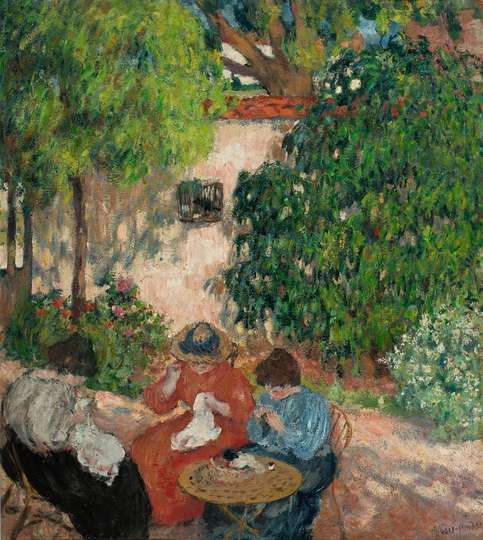 Albert André. Mujeres cosiendo, c. 1898