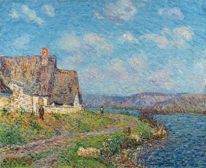 Gustave Loiseau. Tournedos-sur-Seine, 1899