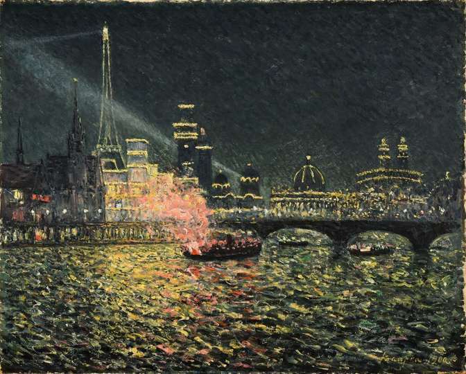 Maxime Maufra. Féérie nocturne. Exposition Universelle, Paris, 1900 [Fantasía nocturna. Exposición Universal de París de 1900], 1900