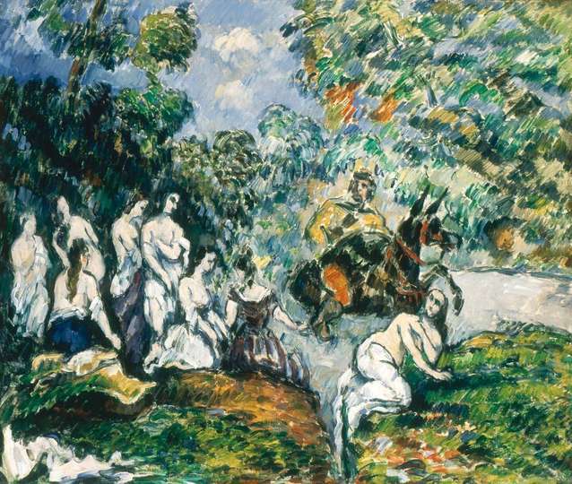 Escena legendaria o Sancho en el agua, ca. 1878. Paul Cézanne