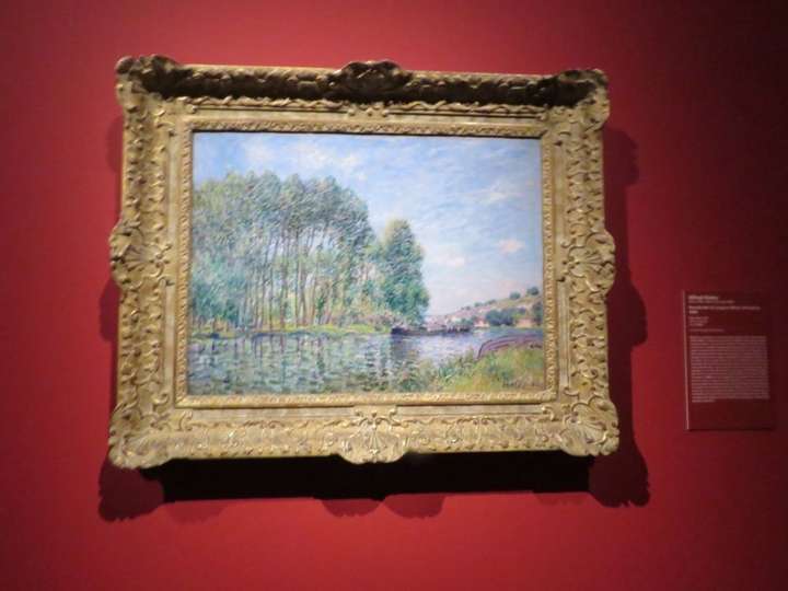 Recodo del río Loing en Moret. Primavera, 1886. Alfred Sisley