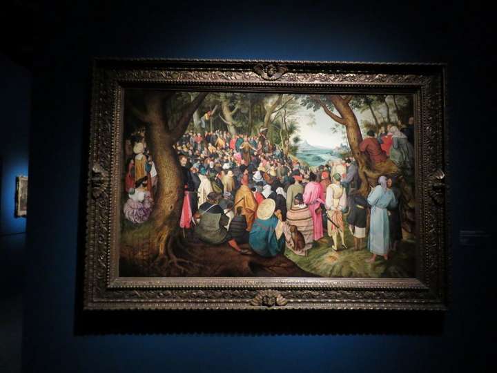 San Juan Bautista predicando en el desierto. Pieter Brueghel, el Joven