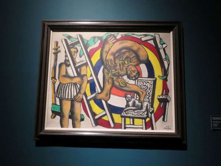 El acróbata en el circo. Boceto, 1948. Fernand Léger