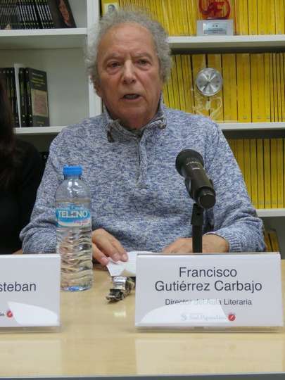 Francisco Gutiérrez Carbajo, catedrático de la UNED y director del Aula literaria