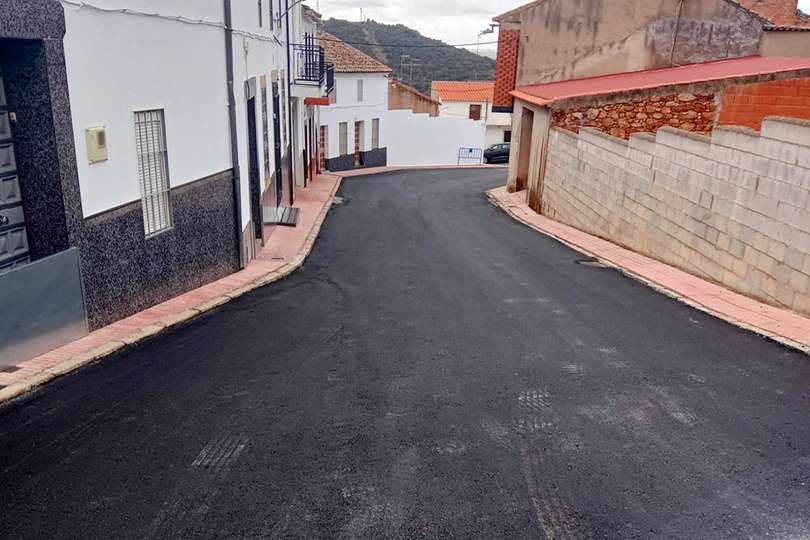Asfaltado de la calle Severo Ochoa