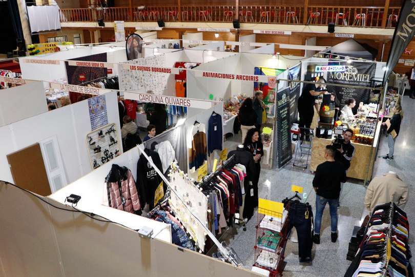 Panorámica del Centro Cultural con los stands habilitados