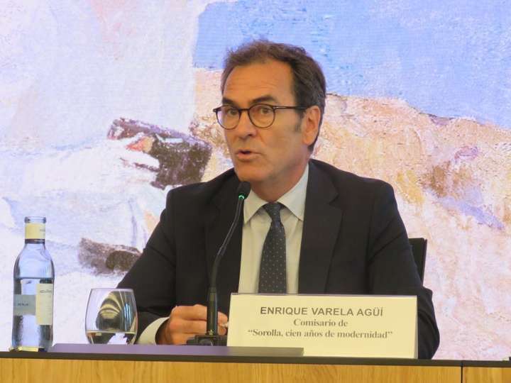 Enrique Varela Agüi, director del Museo Sorolla y comisario de la exposición