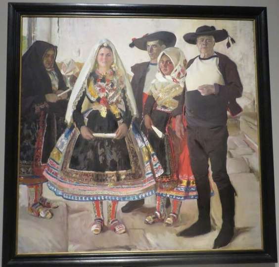Tipos de Lagartera o Novia lagarterana Lagartera (Toledo), 22-29 de marzo de 1912
