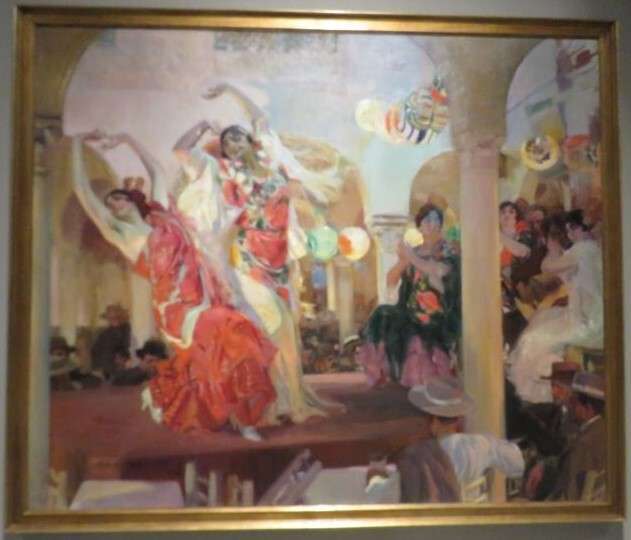 Baile en el café Novedades de Sevilla Madrid, 1914