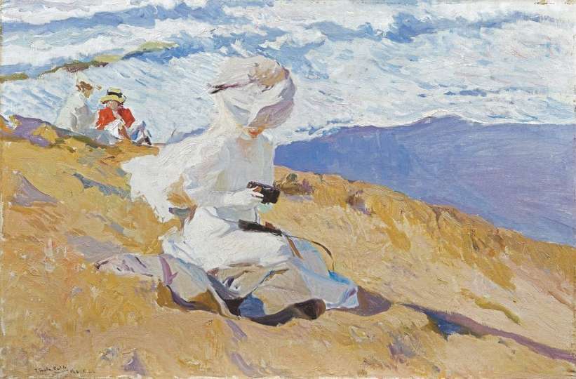 Instantánea. Biarritz, verano de 1906