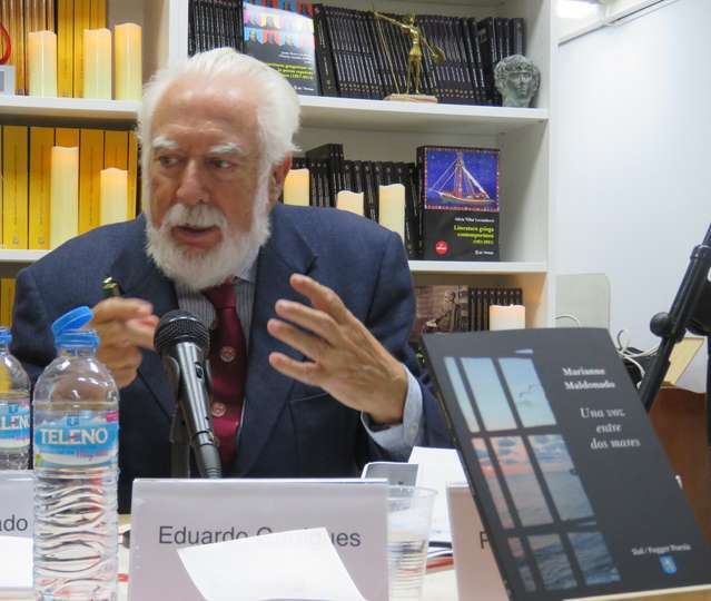 Basilio Rodríguez Cañada, presidente del Grupo Editorial Sial Pigmalión, que presentó y coordinó el acto