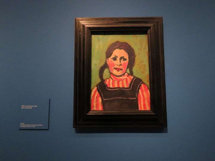 Niña con trenzas, 1909