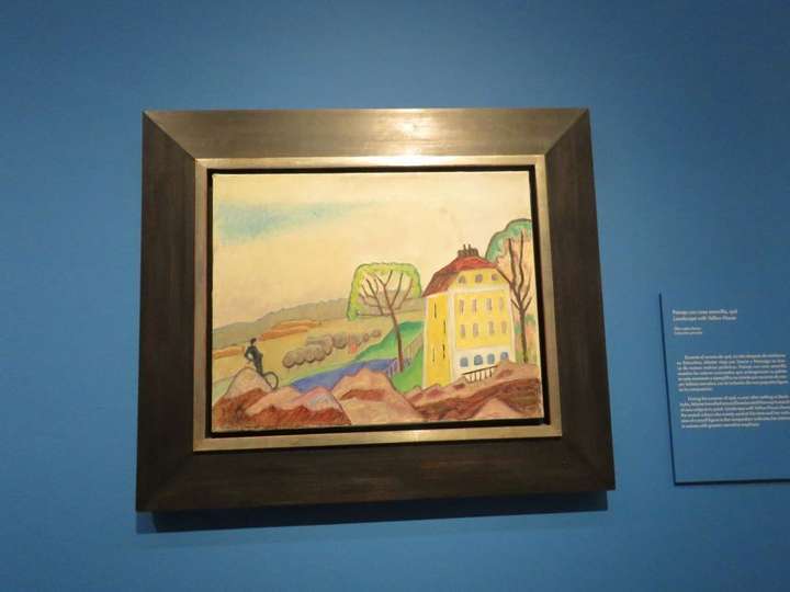 Paisaje con casa amarilla, 1916