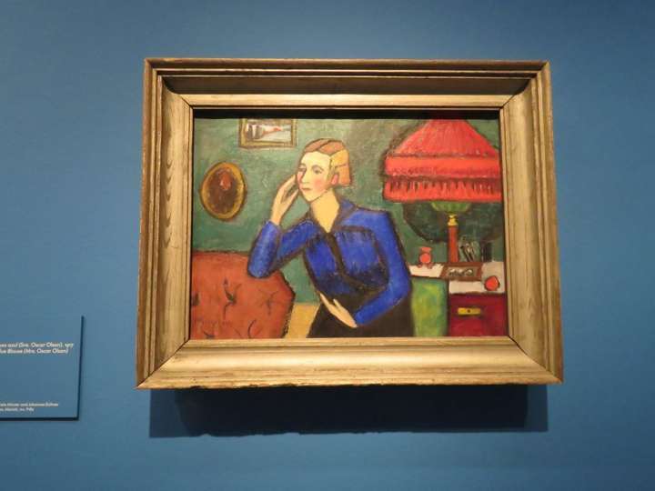 La blusa azul (Sra. Oscar Olson), 1917