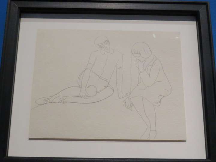 En el sofá, hacia 1928