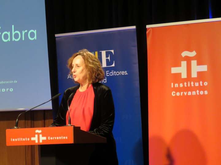 La secretaria general del Instituto Cervantes, Carmen Noguera