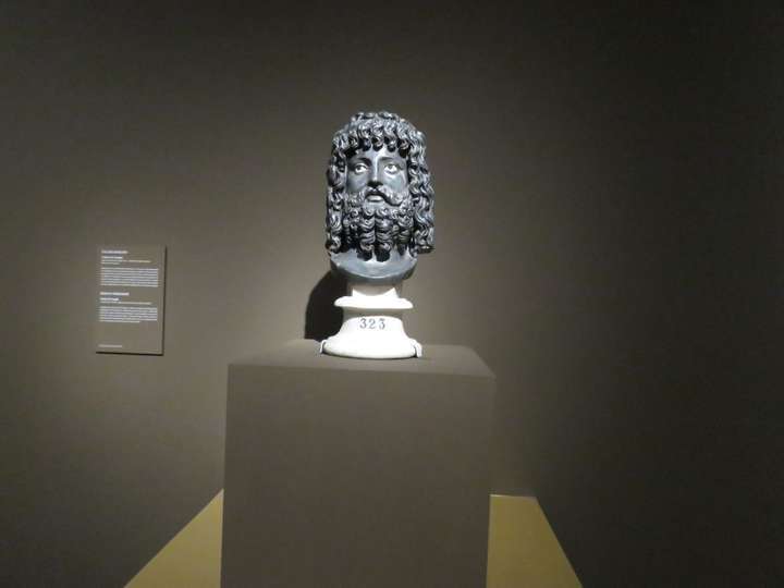 Taller romano, Cabeza de Serapio, segunda mitad del siglo II d.C.