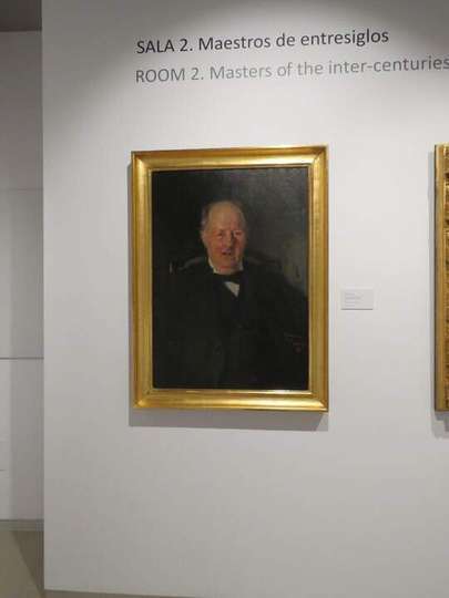 Joaquín Sorolla y Bastida. Retrato de Constantino Moscardó