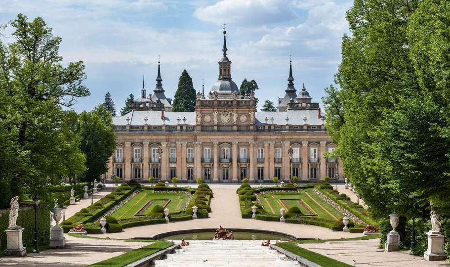 Vista del Palacio de La Granja