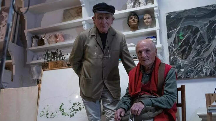 Antonio López de visita a la casa de José María Mezquita en Zamora
