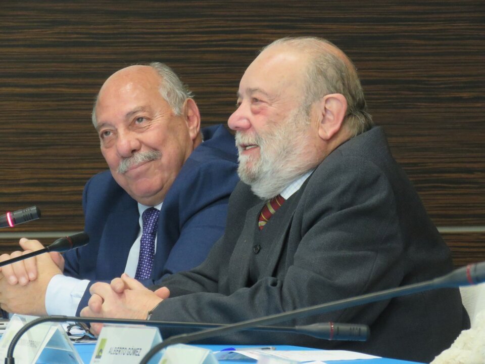 Juan Martos vicepresidente de CIHAR, junto a Abdo Tounsi