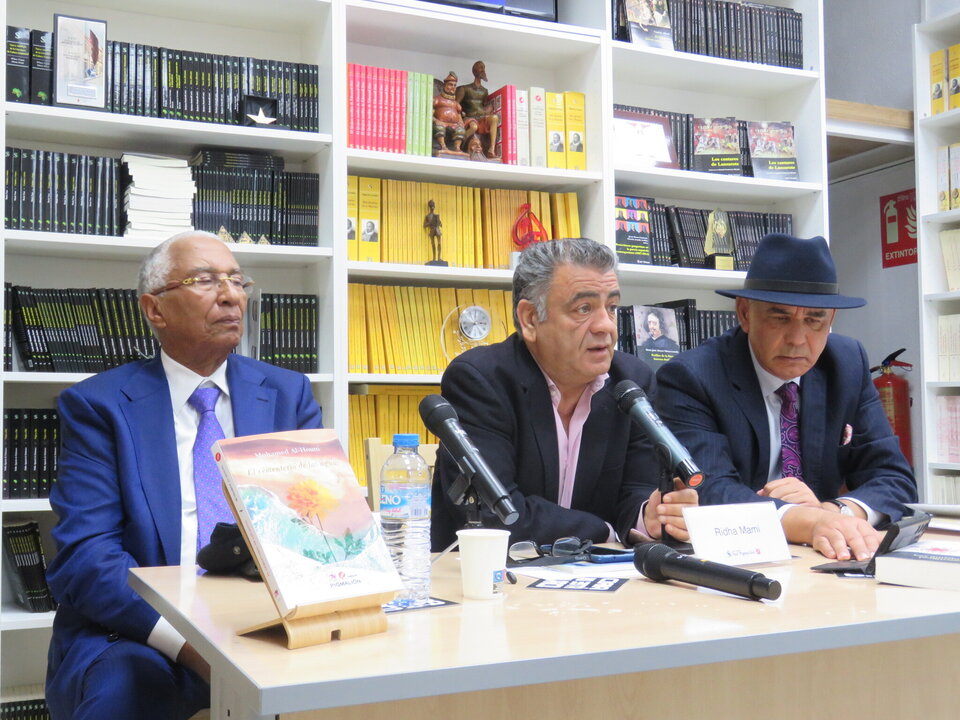 Mohamed Al-Houni; Ridha Mami y Maher Abder-Rahman