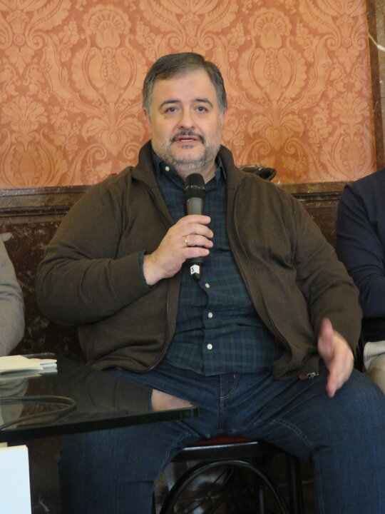 El barítono Luis Cansino, que asume el papel de El Gran Faraón