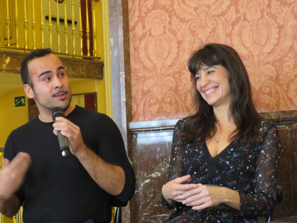 La mezzosoprano María Rodríguez, que representa a la Reina en la obra