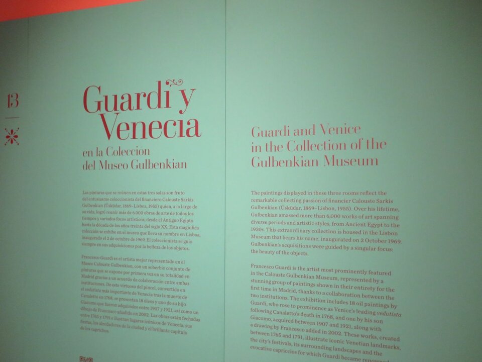 El recorrido por la exposición comienza en la Sala 13