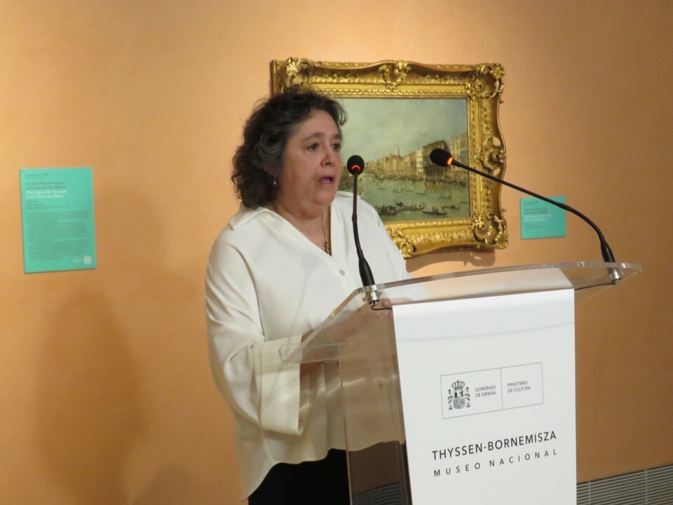 Mar Borobia, comisaria de la muestra y jefa de Pintura Antigua del Museo Thyssen-Bornemisza