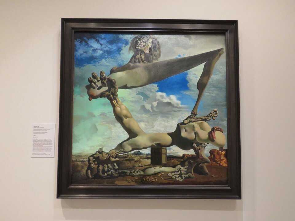 Salvador Dalí. Construcción blanda con judías hervidas (Premonición de la Guerra Civil), 1936