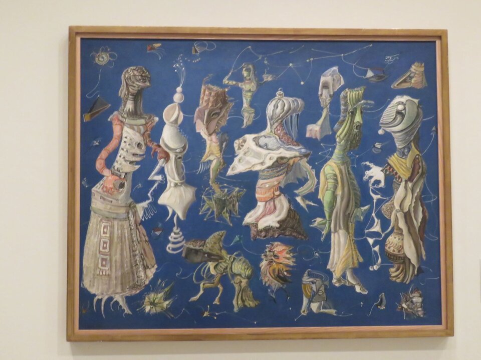 Suzanne Van Damme. Composición surrealista, 1943